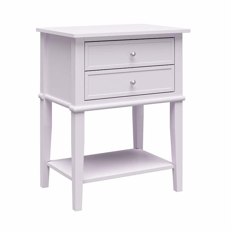 Avenue Greene Bantum Accent Table with 2 Drawers - Lavender