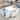 Modern Coffee Table with Open Storage Compartment and Glass Tabletop