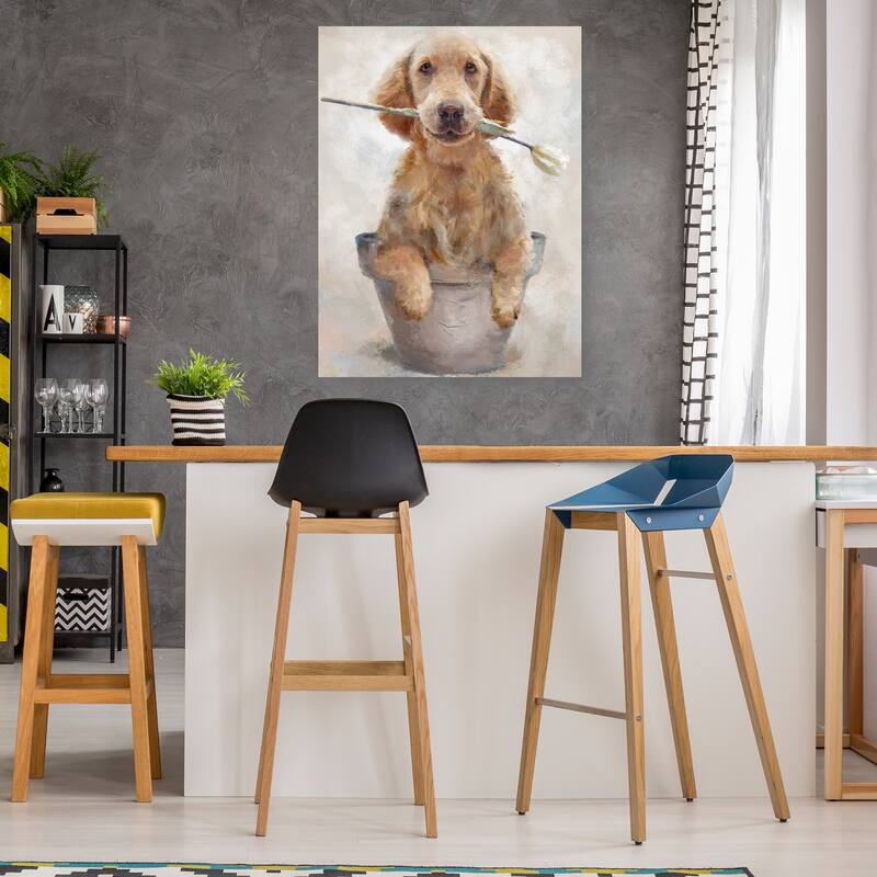 Potted Pals I By Studio Arts Canvas Art Print