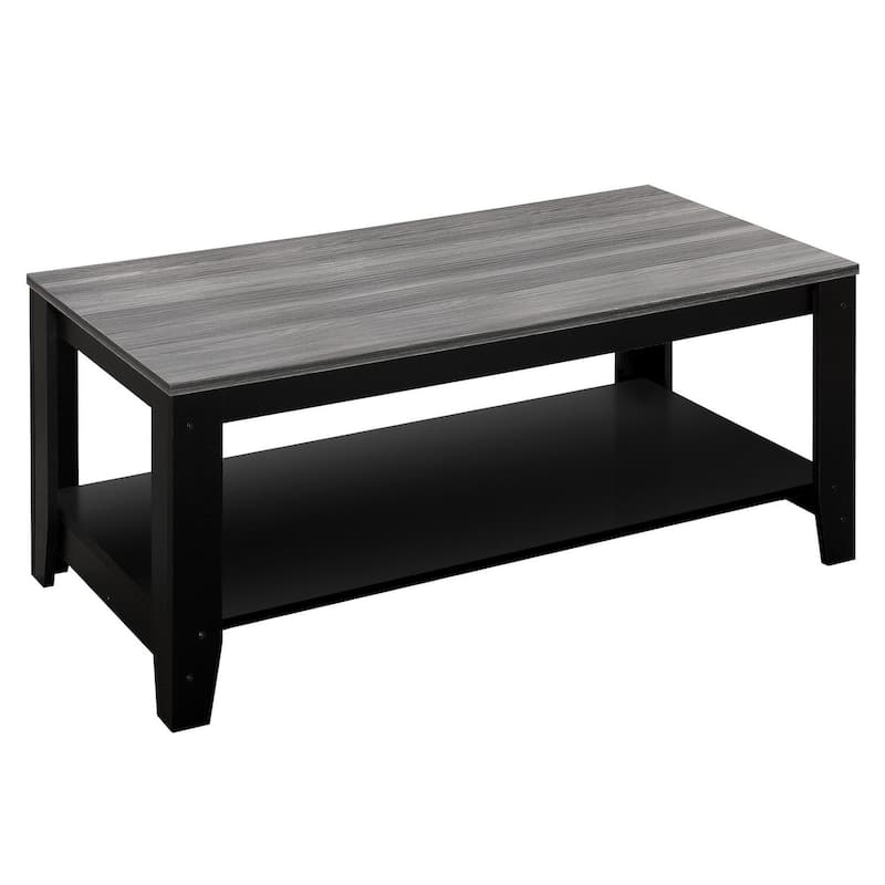 HomeRoots Black Grey Top Table Set 3Pcs Set - 42 x 20.5 x 17