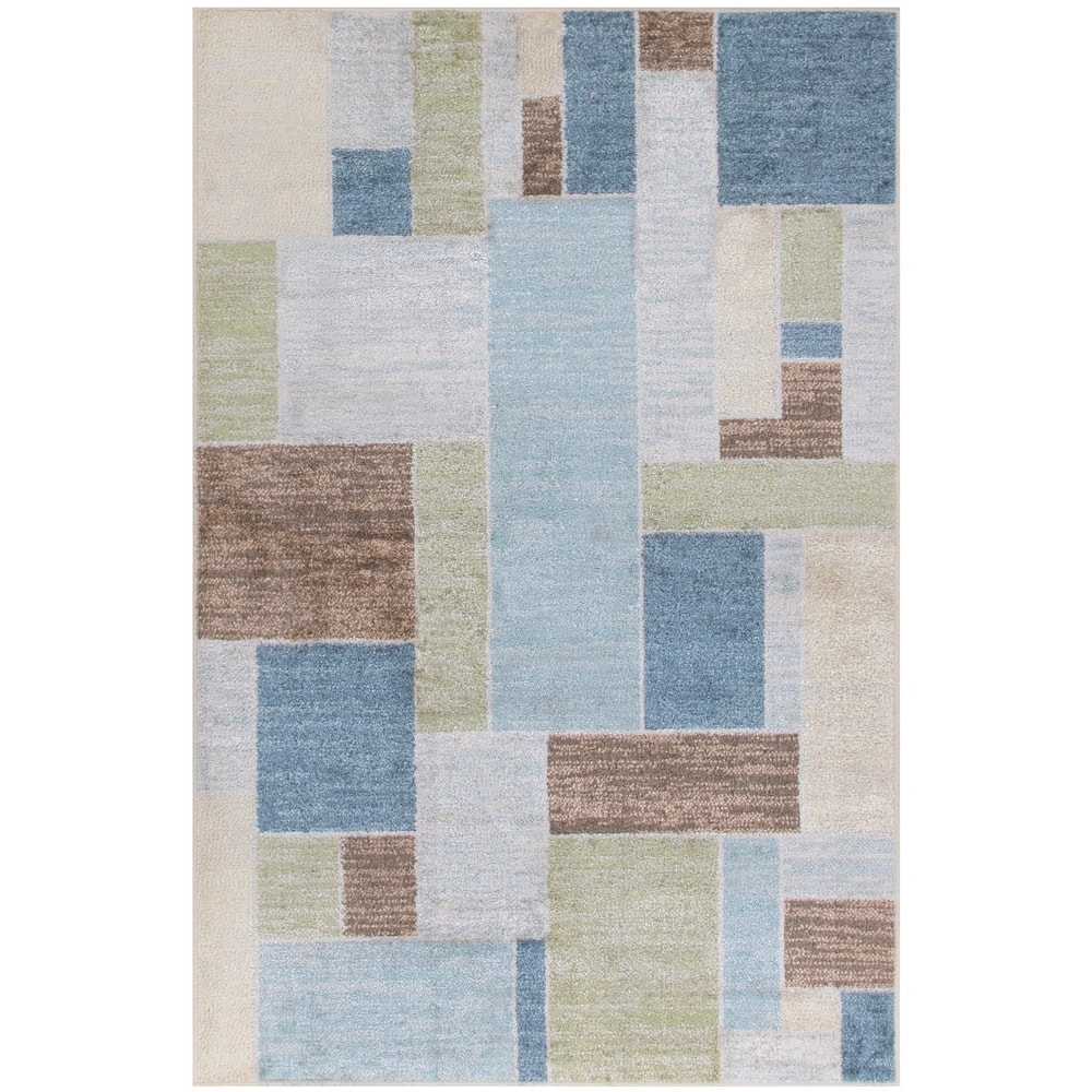 Nourison Astra Machine Washable Paneled Area Rug