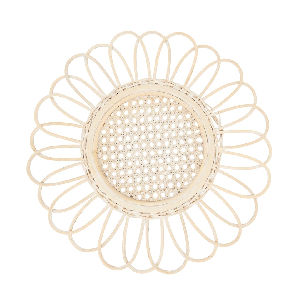 Spiral Loops Rattan Placemat (Set of 4) - 15"x15"