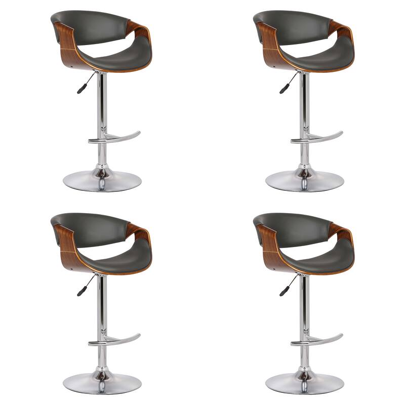 Butterfly 24" Adjustable Swivel Bar Stool