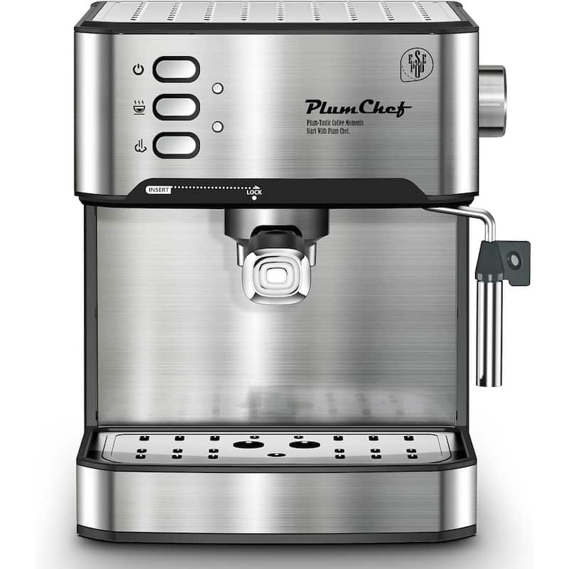 Anmytek 20 Bar Cafe Quality Home Barista Espresso Machine with Milk Frother - ESE Pod Compatible