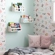 preview thumbnail 6 of 10, Wallniture Kids White Bookshelf for Nursery