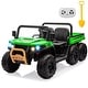 preview thumbnail 15 of 40, 24v Ride On Dump Truck Utv for Kids to Drive, 2 Seater Kids Utv Ride On Truck w/Parent Remote Control Green
