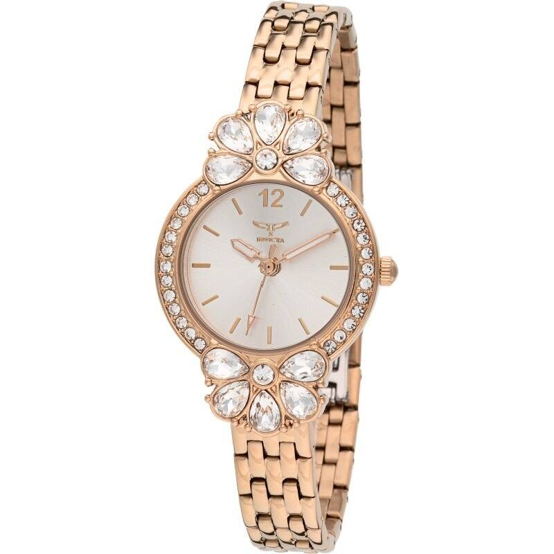 Invicta Women's 69109 Wildflower Quartz PC21S Copper Dial Watch - White