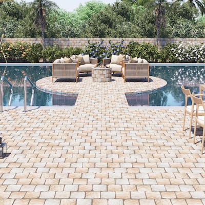 Merola Tile Country Beige 5-7/8" x 5-7/8" Porcelain Floor and Wall Tile