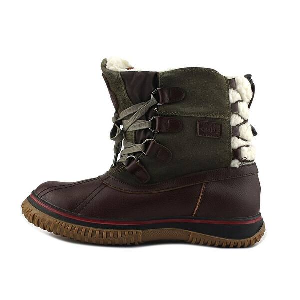 Shop Pajar Iceland Women Round Toe Leather Brown Winter Boot