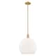 Option Brushed Brass / Matte White