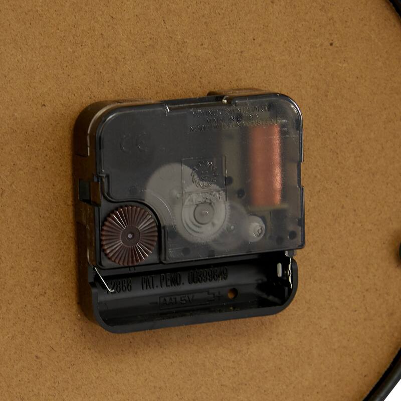 Multi Colored Metal Decorative Clock (Set of 2) - 8 x 2 x 8Round