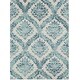 preview thumbnail 2 of 6, Amelia Faded Vintage Oriental Blue/Beige Area Rug - 8'10" x 12'6"
