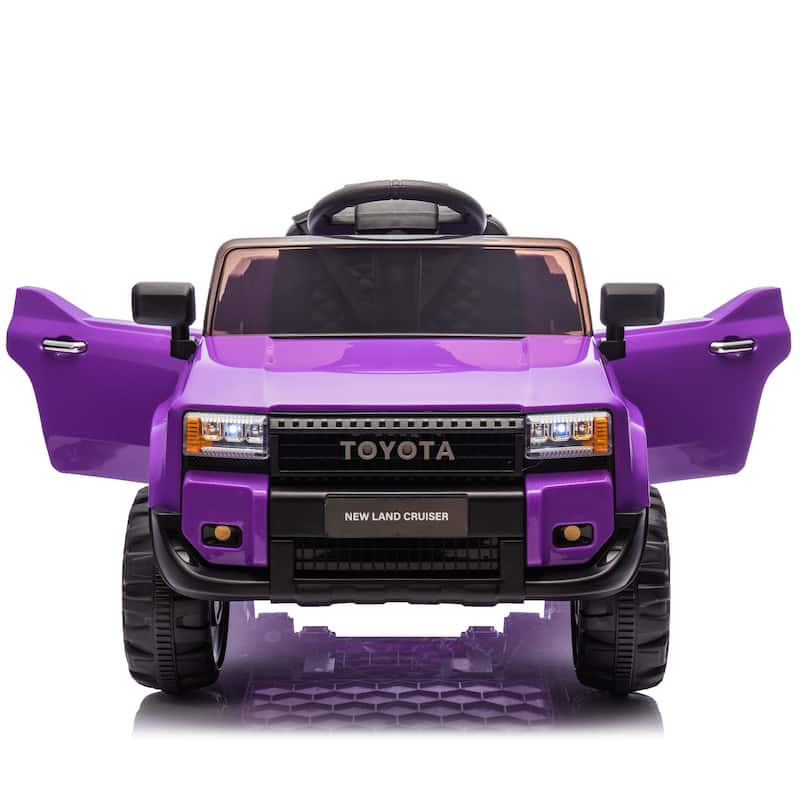 12V Kids Ride On Car W/Parents Control,Licensed Toyota LC250 2024,Four-wheel suspension,Adjustable volume,For Kids Aged 2-4