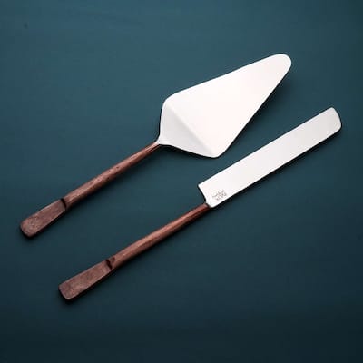 INOX Celia Cake Serving 2 Pc. Set