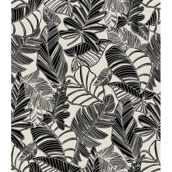 slide 2 of 7, My Style Pindo Wood Cut Palm Peel & Stick Wallpaper