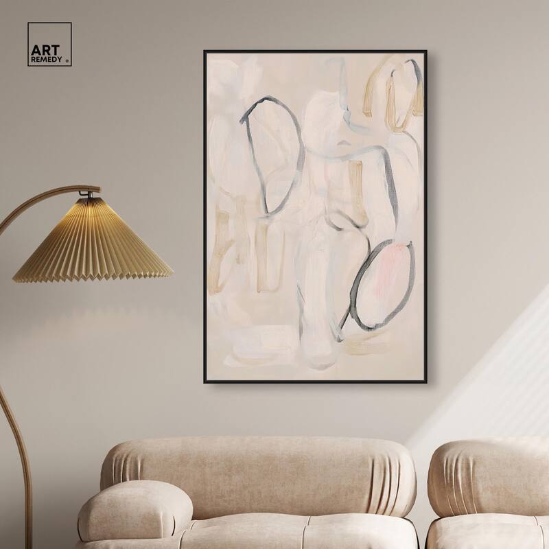 Faded Outlines II Canvas by Art Remedy