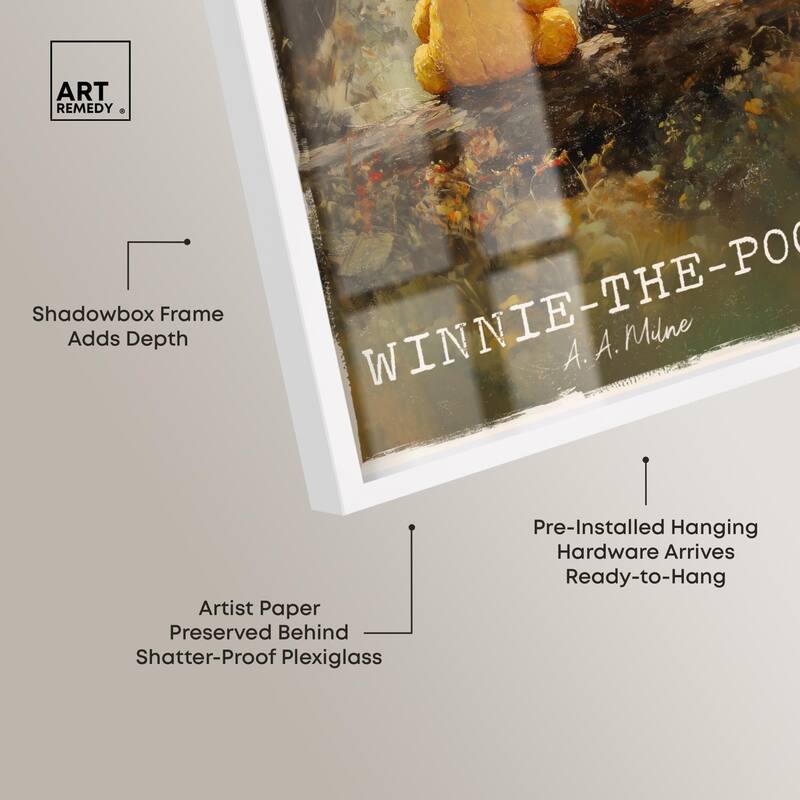 Classic Winnie the Pooh Shadowbox by Art Remedy