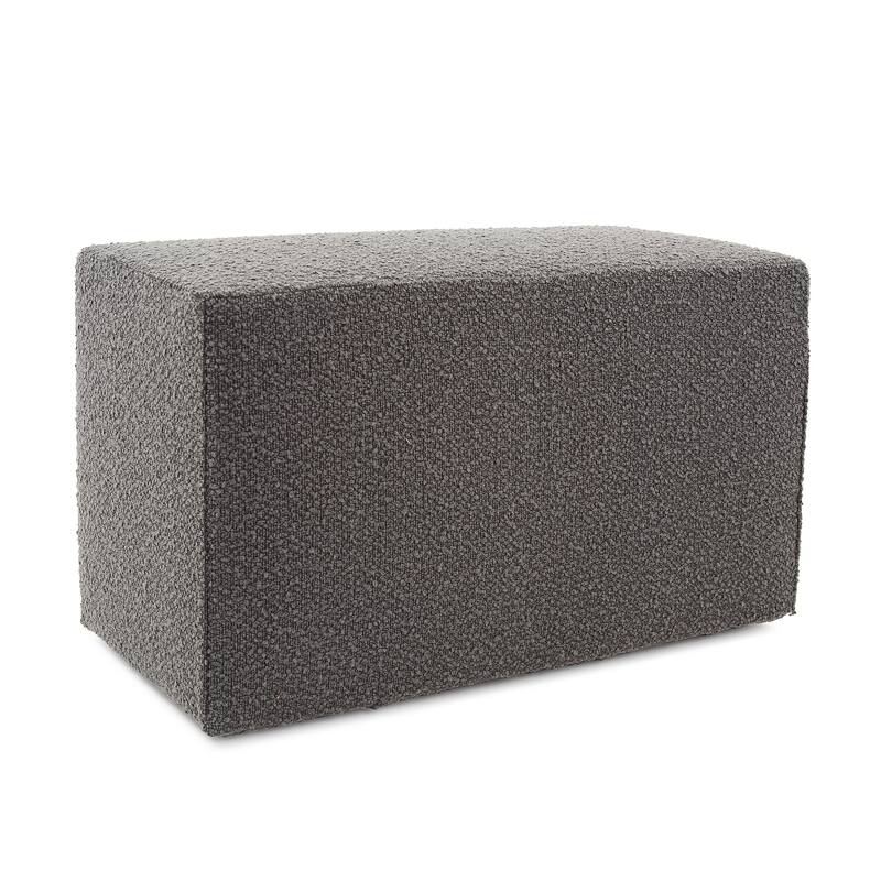 Allan Andrews Universal Rectangular Bench with Cover, Barbet Collection - Charcoal