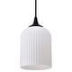 preview thumbnail 1 of 8, Nuvo Lighting 60/8646 Solara 12" Wide Pendant Matte Black