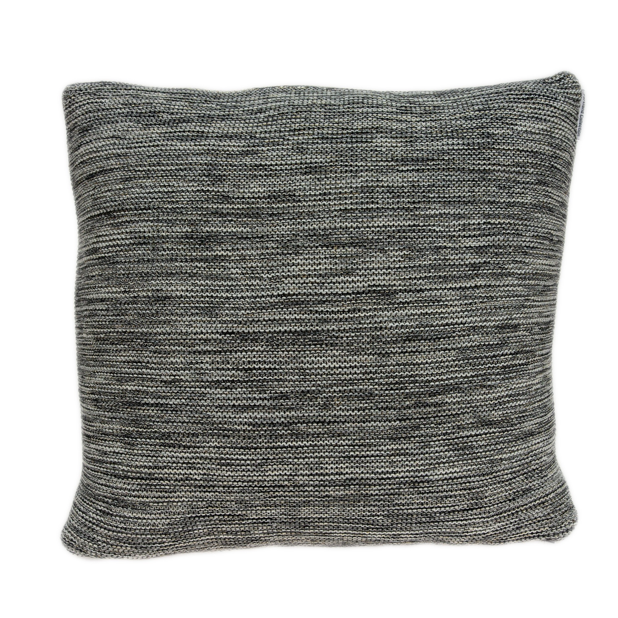 Knitted stripe Square Cotton Throw Pillow - 20