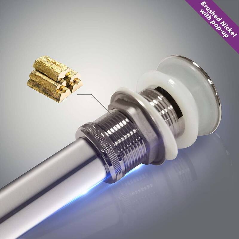 Luxury Solid Brass Single Hole Bathroom Faucet