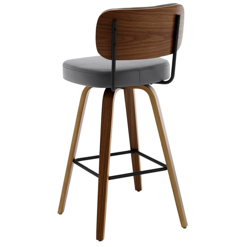 26"/29" Swivel Bar Stools/ Counter Stools with Bentwood Legs