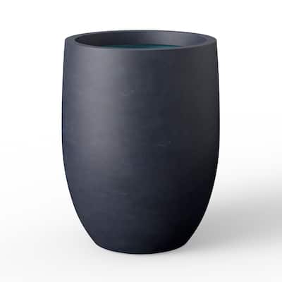 Concrete Round Planter Flower Pot with Drainage Holes