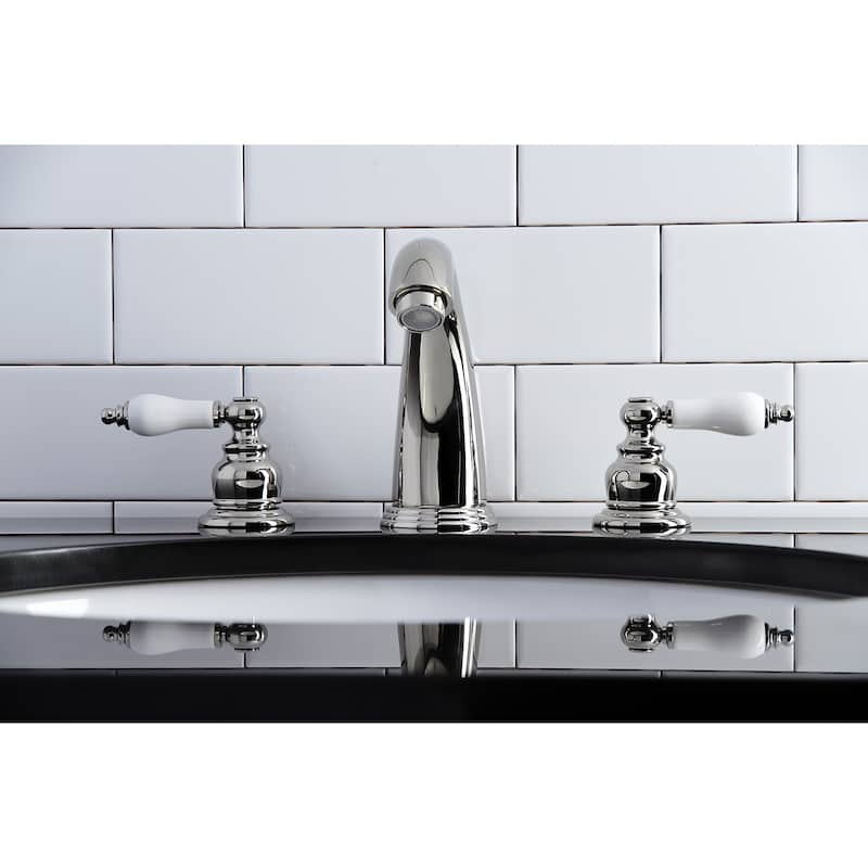 Kingston Brass Victorian Deck Mount Widespread Bathroom Faucet