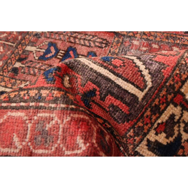 ECARPETGALLERY Hand-knotted Kayseri Vintage Red Wool Rug - 4'7 x 9'6