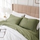 preview thumbnail 3 of 101, Vilano 21-inch Extra Deep Pocket 4-Piece Bed Sheet Set with Pleated Hem