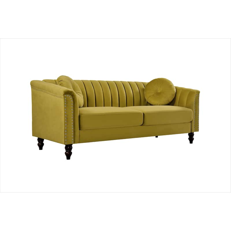 Hills Tufted Back Nailhead 75.2" Sofa