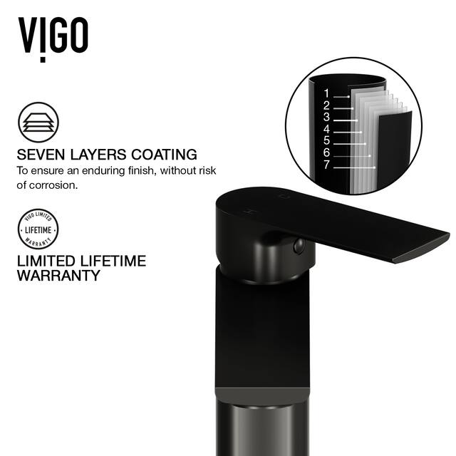 VIGO Davidson Single Hole Bathroom Faucet