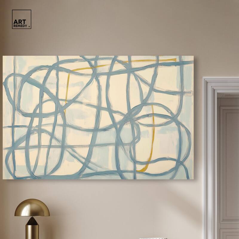 Unbroken Line II Canvas by Art Remedy, Gallery Wrapped
