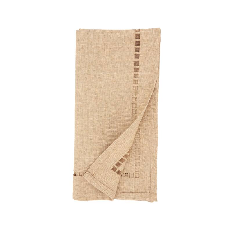Laser-Cut Hemstitch Napkin (Set of 4)