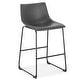 preview thumbnail 21 of 25, EdgeMod Brinley Steel Counter Stools (Set of 3) Grey
