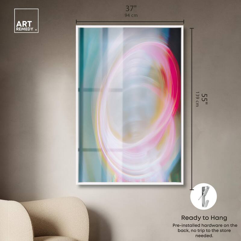Swirling Light III Shadowbox by Art Remedy