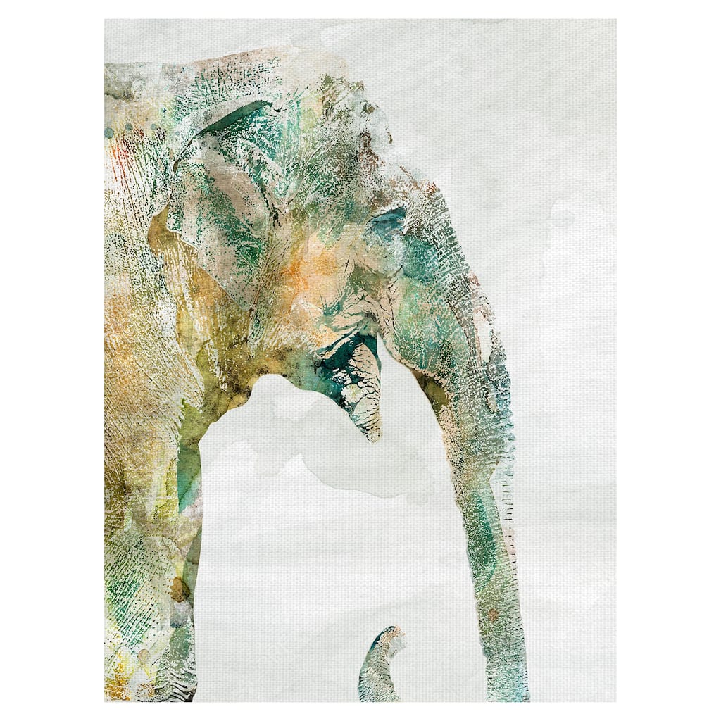 Masterpiece Art Gallery African Colors Elephant by Galaxy of Graphics