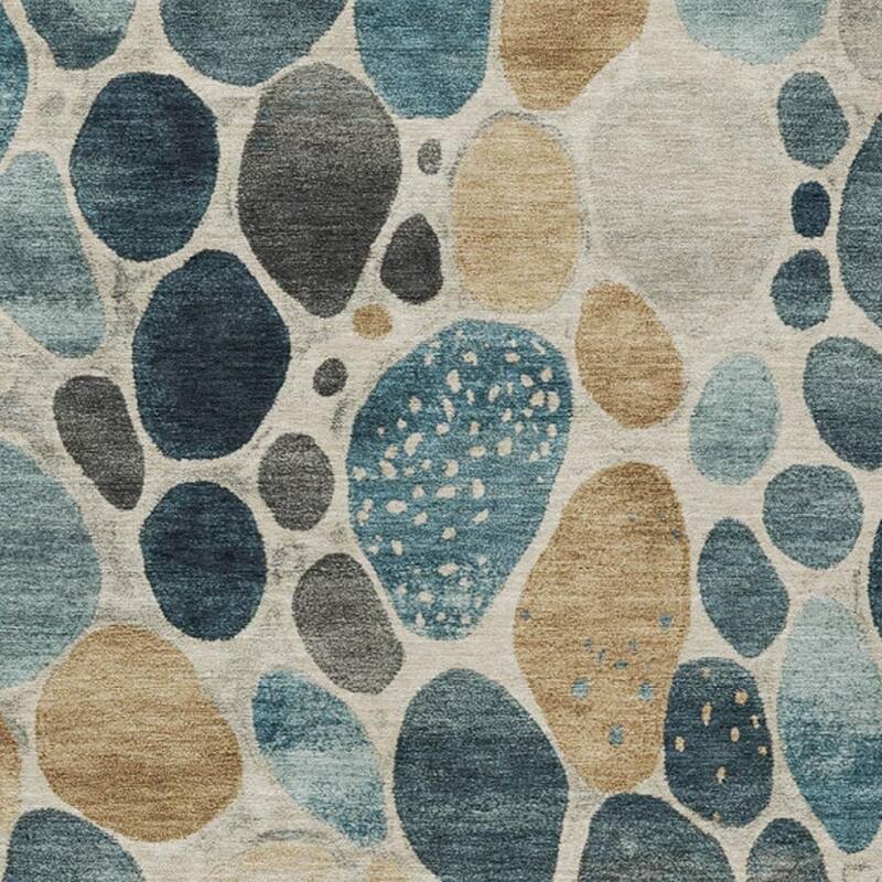 HomeRoots Geometric Transitional Rectangle Outdoor Rug