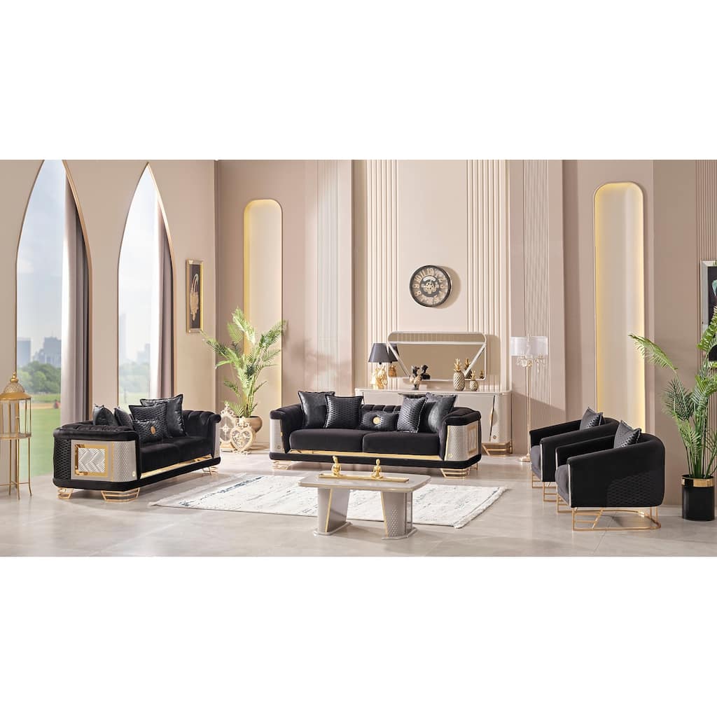 Bekli 3 Pieces Living Room Sets 1 Sofa 2 Chair