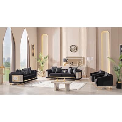 Beyon 3 Pieces Living Room Sets 2 Sofa 1 Chair