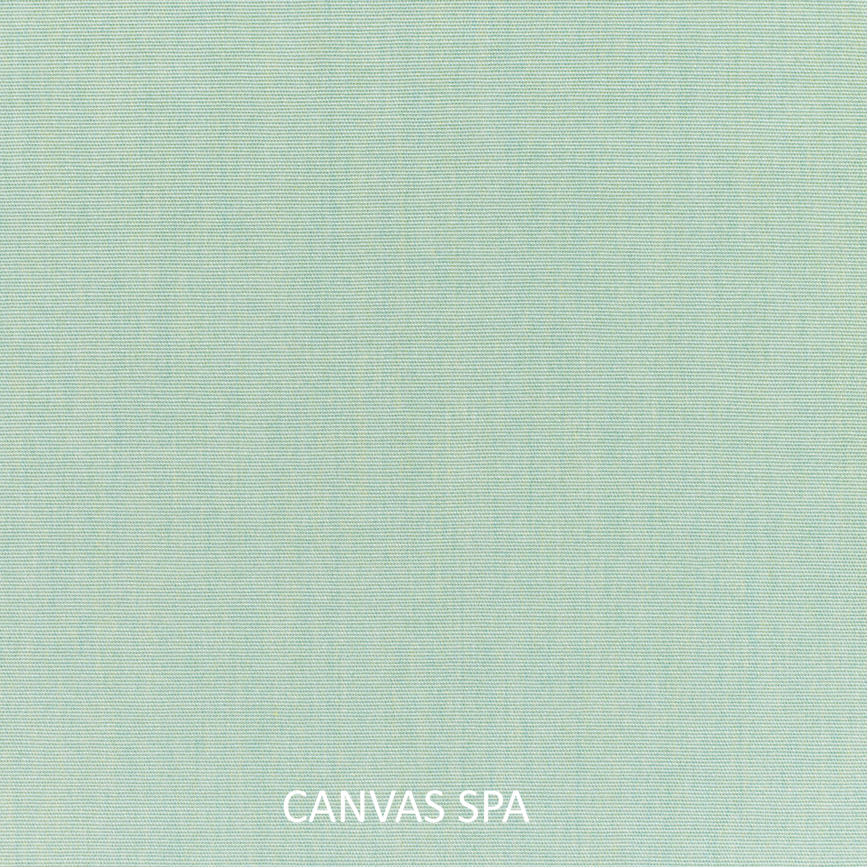 Sunbrella Canvas Spa Green Corded Outdoor Chair Cushion and Pillow Set