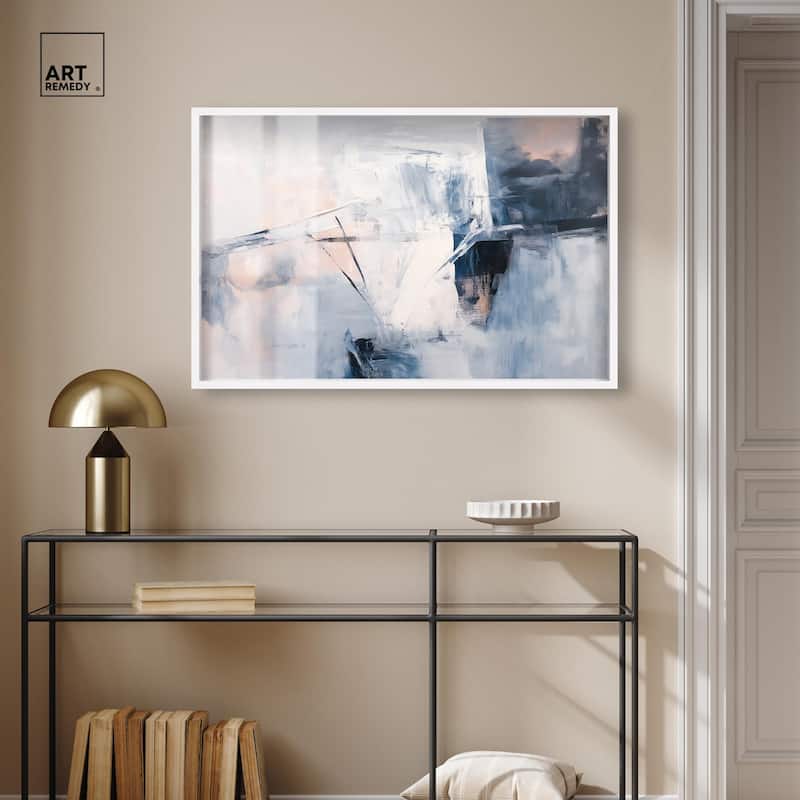 Blue Rapture I Shadowbox by Art Remedy