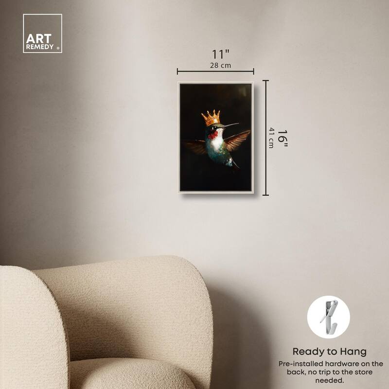 Royal Bird I Canvas by Art Remedy
