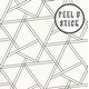 preview thumbnail 1 of 1, Transform White Geo Peel and Stick Wallpaper