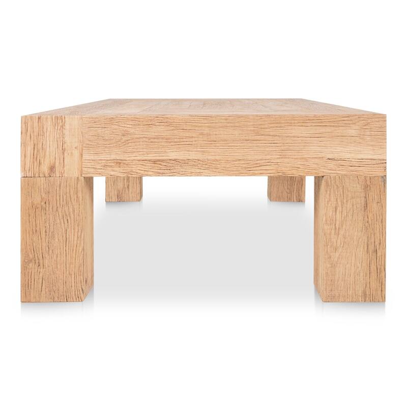 NADAAL STUDIOS Zephyrine, Rectangular Coffee Table - Aged Oak