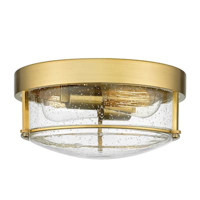 Modern 2-Light Flush Mount Ceiling Light