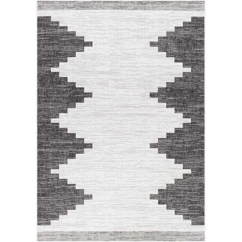 Livabliss Eagean Bohemian Diamond Indoor / OutdoorArea Rug