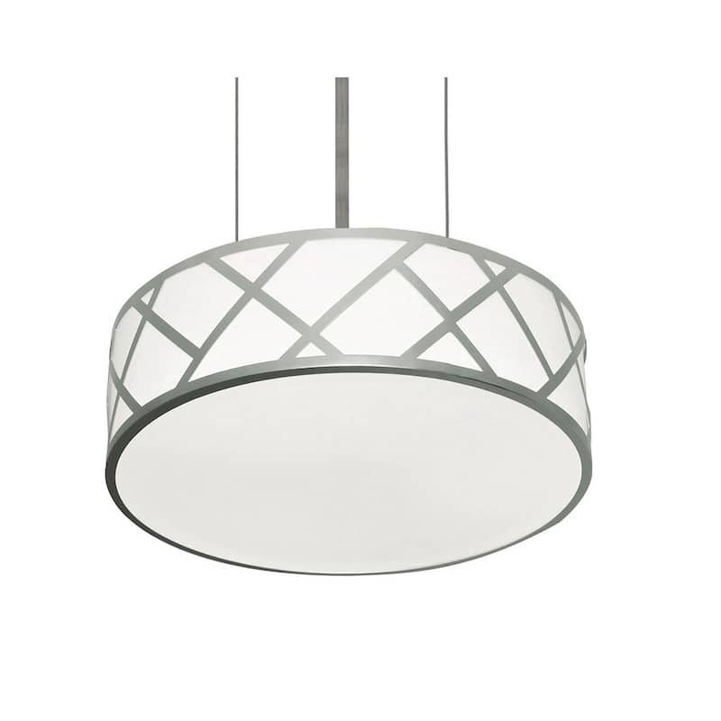 AFX HVNP17LAJUD Haven 17" Wide LED Pendant - Satin Nickel