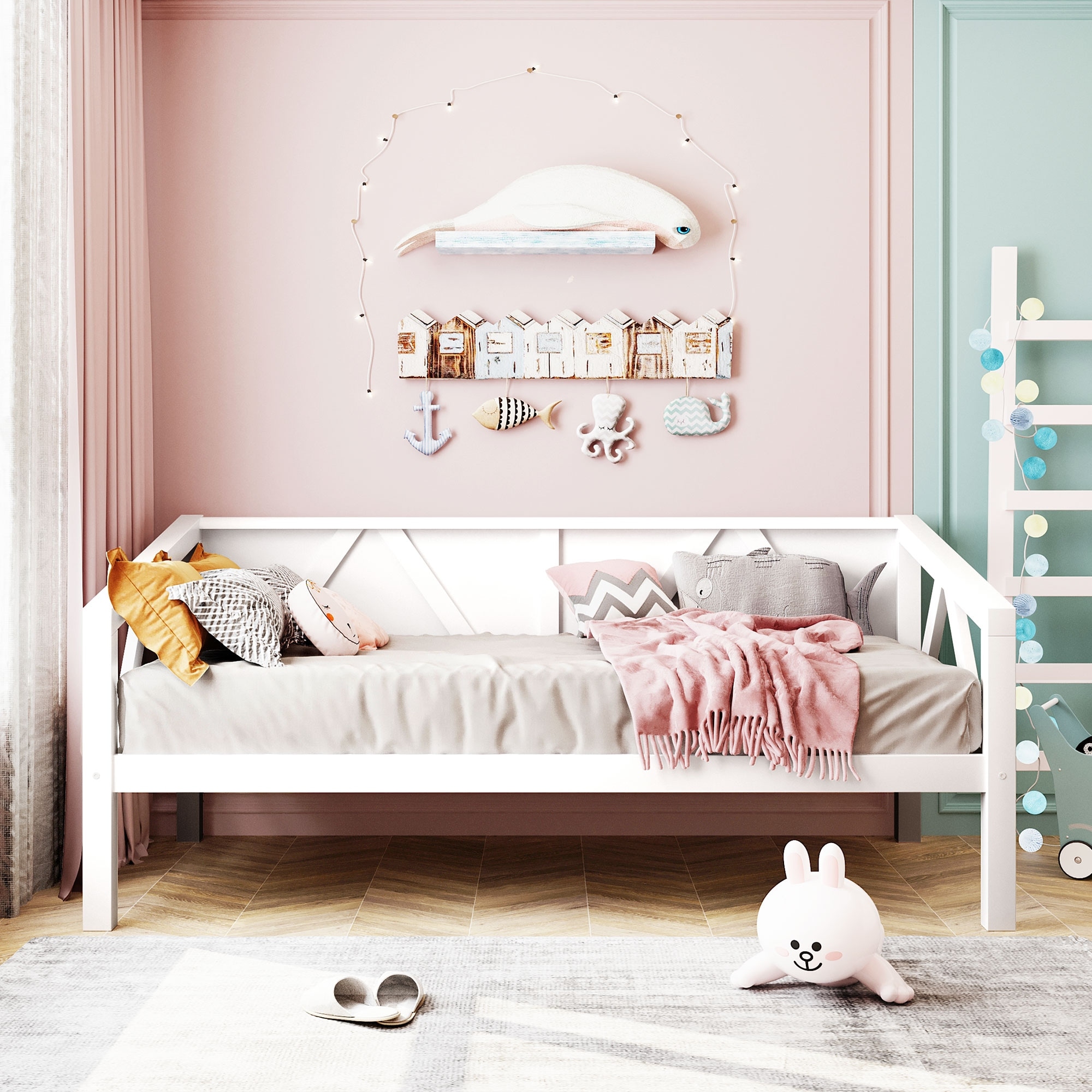 Girls twin daybed sales