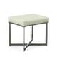 preview thumbnail 2 of 4, Carolina Living Summer Vanity Bench - White/Chrome